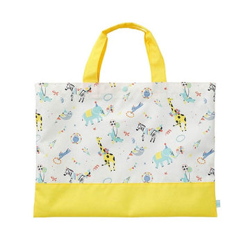 D BY DADWAY(ディーバイダッドウェイ) 撥水レッスンバッグ アニマルサーカス【入園・入学 子ども用 手提げバッグ おしゃれ】【送料無料 沖縄・一部地域を除く】